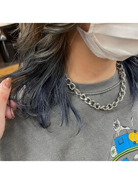 ヘアーサロン リバース(Hair Salon Rebirth) 【防府/Rebirth】グレージュ×ブルー