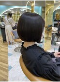 【Lond佐野】ショコラベージュ 黒髪 ボブ