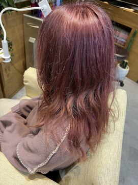 ハレヘアー ホーム(Hale hair home) Lavender pink/long