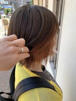 エイミーバイアフロート(amie  by afloat)&nbsp;夏にオススメ☆インナーカラー☆オレンジ