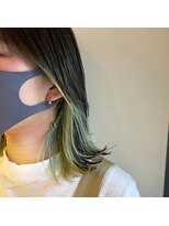 ロロ(ro-ro)&nbsp;【恵比寿ro-ro】インナーカラー×ペールグリーン