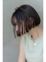 エースハバナ 渋谷(1 HAVANA)&nbsp;20代30代大人可愛い黒髪前下がりボブ/前髪