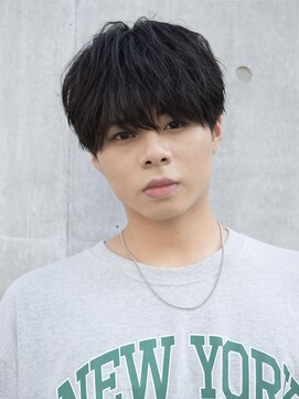 アイヴィー(IVY) 緩スパイラルウェーブ刈り上げなし韓国マッシュ