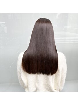 キュア 表参道(CURE) 黒髪/グレージュカラー/ココアベージュ/ヘルシーロング[表参道]