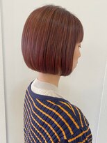 パル バイ ラベスト(Pal by lovest)&nbsp;簡単スタイリング◎ミニボブ×透明感チェリーブラウン