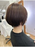 ショート チョコレート　モードヘア　大人ショート