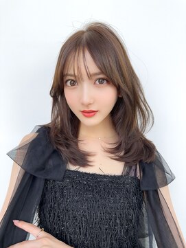 アフロートリノ(AFLOAT Leino) 大人可愛いレイヤーカット　ワンカール　似合わせ顔まわりカット
