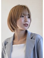 アース 鶴見店(HAIR&MAKE EARTH) サイドバング×金髪ショート