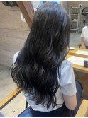 《光を味方に☆》輝く艶髪ブルーブラックカラー