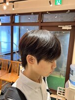 アルム オモテサンドウ(ALLM omotesando)&nbsp;韓国ヘア　ナチュラルシースルーマッシュ　メンズ　表参道