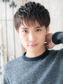 モッズヘア メン 南越谷南口店(mod's hair men) ダークアッシュダウンパーマベリーショートX南越谷リクルート