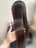 【tsuru.指名限定】似合わせデザインカット＋サラツヤ縮毛矯正