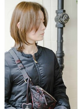 ルーシー ヘアデザインワークス(Lucy Hair Design Works) サロンワーク×ミディアムウルフ