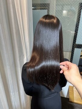 リブロ(LiBro) ダークアッシュ暗めカラーこなれミディ胸上ココアベージュ