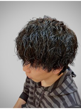 銀座マツナガ 浅草店 ツーブロマッシュ×ツイストスパイラルパーマ