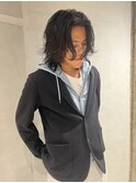 メンズミディアム/メンズロング/パーマ/メンズカット