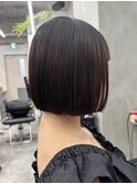 【GEEKS渋谷】切りっぱなしボブ/ラベンダーブラウン/大人可愛い