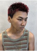 赤髪×スパイキーショート