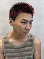 ルースト 西院店(ROOST)&nbsp;赤髪×スパイキーショート