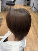 ナチュラルストレート×美髪縮毛