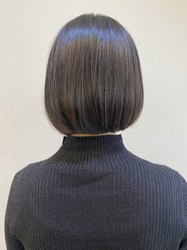 モリオ フロム ロンドン 成増店 【morio成増/一戸】大人かわいい黒髪ボブ前髪無し