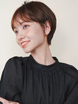 マノ 千歳烏山(MaNO) 〈m24〉大人ショートハイライト髪質改善キッズカット前髪30代40