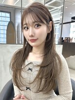 ロンドシエル 横浜(Lond ciel)&nbsp;オリーブグレー/レイヤーカット/黒髪/マロンベージュ/横浜