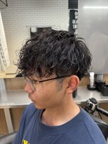 リレーションメンズヘアー(RELATION MEN'S HAIR)&nbsp;波巻きパーマスパイラルパーマ メンズツイスパマッシュメンズ
