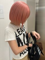 キオクエコ(KIOX eko)&nbsp;ハイトーンボブ/コーラルピンク/名古屋ブリーチ