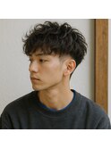 ツーブロックメンズマッシュショートパーマ 20代 30代 40代