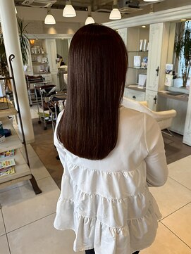 【obje't ciel】ナチュラルストレート/ブラウン【佐藤早希】