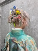ハイトーン生花アレンジ