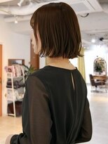 アエル キセラ川西(aeru)&nbsp;大人可愛いシアーボブ／能勢電鉄絹延橋