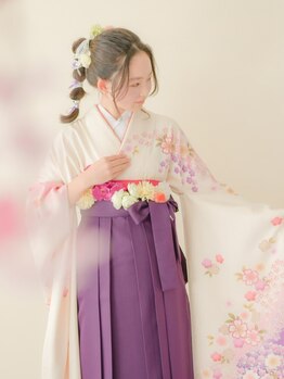 ビーチ 土呂店(Beach)の写真/【土呂駅東口4分】フォトスタジオ完備◎着付け/ヘアセット/メイク/フォト/着物レンタル…トータルお任せOK!