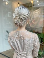 ミモザワークス ヘアアレンジ シニヨンアレンジ