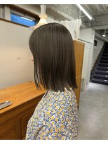 ニール 名古屋 伏見 丸の内(NEELU)&nbsp;[NEELU_take]ブリーチなしダブルカラーオリーブベージュ