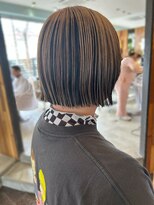 ヘアラウンジ アングゥ(hair lounge ungu)&nbsp;ぷつっとボブ×アンブレラカラー