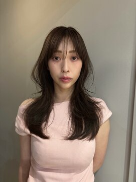 サンプラス(san+) 【マユコ】韓国レイヤーカット小顔中顔面短縮バタフライレイヤー