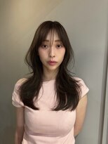 サンプラス(san+) 【マユコ】韓国レイヤーカット小顔中顔面短縮バタフライレイヤー