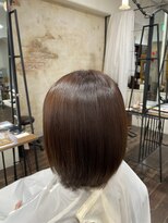 ティティアンバイイザ(titian by IZA)&nbsp;ダメージレス縮毛矯正×ミディアムボブ