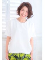 ヌーム 塚本店(NOOM)&nbsp;【NOOM塚本店】あごライン　ボブ　パーマスタイル　南野温子