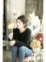 アジュール ヘアデザイン(Aｊu r hair design)&nbsp;ルーズ編みこみアレンジ