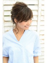アース 津田沼店(HAIR&MAKE EARTH) <3分アレンジ>ラフ可愛い上級者見えアップヘア【EARTH津田沼】