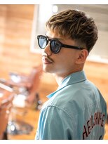 サンディーズバーバーショップ(Sandees)&nbsp;マッシュ ワイルドツーブロック ビジカジ テクノ刈り上げ