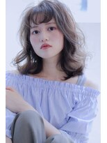 セシルへアー 福岡天神店(Cecil hair)&nbsp;シースルーハイライト×くびれセミディアンニュイ