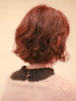 グランデュール 焼津店(GRANDEUR)&nbsp;【伸ばしかけも可愛くキマる】ウェーブボブ×ピンクカラー