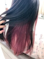 ヘアアンドネイル シーソー(Hair&Nail Seesaw)&nbsp;カシスピンクインナーカラー