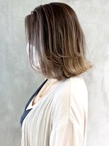 アイティー バイ アルバム 中野店(IT by ALBUM)&nbsp;バレイヤージュボブ_セミウェットウェーブ_ba305083