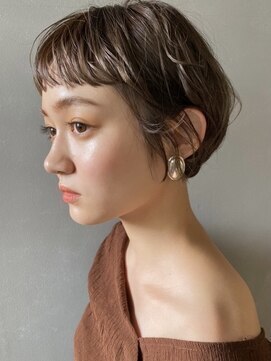 パーク(PARK) 【PARK】ショートバングマッシュ×シアーベージュ