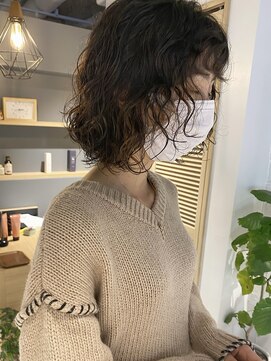 コフィー バイ メルト 吉祥寺(cofy by melt) 【三ツ井純】レイヤーパーマ ほつれパーマ ニュアンス 後れ毛